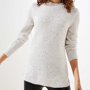 Brand New Marled Mock Neck Sweater